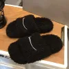 Luxury Slides Paris Designer men women Slippers Ladies Wool Winter Fur Fluffy Furry Warm Letters Sandals Comfortable Fuzzy Girl Flip Flop Slipper 35-45