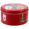 Opslagflessen Kerstthema Geschenkkase Lege Tinplate Box Holiday Cookie Candy