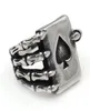 Biker Mens Punk New Fashion Silver Rings Jewelry Top S Spade Spade Poker de acero inoxidable Claw Cool Silver Ring KKA19528340438