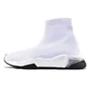 2024 Luxury Graffiti Mens Designer Sock Shoes Boots Speed ​​Trainer Black White Red Hasts 2.0 Clear Sole Running Socks Designers Platform Loafers Sneakers Womens 1: 1 L2