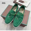 LP Женская женская обувь высококачественных кашемировых лоферов Mans Loafers Designers Classic Bugle Grugle Trough Toes Plat Heel Comfort Four Seasons Women Women Factory Loafer 35-45 L2