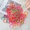 50/100 PCS Bands à cheveux Girl Colon Color Elastic Rubber Band Band Enfant Baby Baby Band Scrunchie Baby Hair Accessories Gift