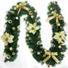 Fleurs décoratives ménage guirlande intérieure lumière up arbre de mariage couronne 2,7 m de décoration de Noël foyer pratique pratique