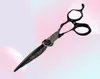 Haarschere professionelle 6 -Zoll -gehobene schwarze Damaskus Schneiden von Frisexwerkzeugen Haarschnitt Ausdünnen Schere Friseur 1133918