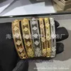 High -end designer Bangles voor Vancleff Hoge Versie Dikke Goud Goud geëlektropleerd 18K Gouden Kaleidoscoop Bracelet voor het streamen van origineel 1: 1 met echt logo