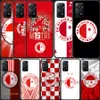 Sk Slavia Praha Tchèque République Téléphone Case pour Xiaomi Redmi Note 12 plus 12s 11 11t Pro 5G 11E 11S 4G 10 10S 9 9S 9T 8 8T 7 6 5 C