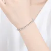 Link armbanden Luoteemi Luxe zirkoonarmband Hoogwaardige mode Elegante bruids bruiloft Women CZ Zirconia Party Gift Factory Sale