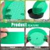 4Pcs Soil Sifter Reusable Rock Sifter Pan Plastic Garden Mesh Sieve Round Mesh Sifting Pan Portable Garden Soil Sifter