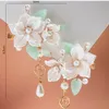 2pcs clipe floral clipe chinês Hanfu Acessórios para cabelos hanfu