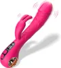 G -Punkt -Kaninchen -Vibrator -Sexspielzeug - Erwachsener Spielzeug Klitoralstimulator Realistische Dildo 9 Mächtige Schwingungen Hasenklitor Vagina Massagegeräte für Frauen Paare Vergnügen