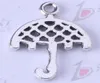 DIY Retro SilverBronze Paraply Pendant Fit -armband eller halsband Charms Alloy Jewelry 400pcslot 332855931581624926