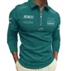 2024 New F1 Long Sleeve Polo Shirt Formula 1 Half Zip T-Shirt Jersey Team Draving Suit Unmase Mens Masse Shirt vensives vensive 110