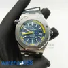 AP Wrist Watch Montre Royal Oak Offshore Series 15710ST.OO.A027CA.01 Watch Quarter Yellow 42mm Mens Watch Complete Set