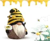 12pcs 2021 Faceless Doll Bumble Bee Striped Gnome Scandinavian Tomte Nisse Swedish Honey Elfs Home Old Man Gifts Toys Party Favor1624489