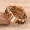 Wristwatches Chic Half Hollow Watch Men's Full Wood Exquisite Wooden Quartz Dial Luminous Hands Birthday Gifts For MenWristwatches