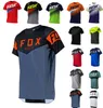 2022 Męskie koszulki zjazdowe H Fox Mountain MTB koszulki Offroad DH Rcycle Jersey Cross Sportwear Racing Bike4431056