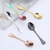 Spoons 304 Stainless Steel Spoon Seasoning Mini Short MSG Salt Special 9cm Stirring Coffee Soup