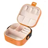 Jewelry Pouches Simple Ins Macaroon Box Travel Studs Necklace Ring Portable