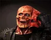 Halloween Scary Mask Terror All Face Skull Double Cayer Latex Joker Clown Anime Cosplay Decoration Oni5295836