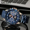 New Megal Megir Trendy Mechanical Sports Mechanical Multi Functional Men's Watch 2216
