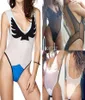 Wholesexy Womens Lace Hollow Out One Piece Swimshless Monokini Monokini preto Aves brancas Birds Impresso Tomado de banho Sml1804170