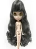 Blythe 17 Doll Doll Nude Dolls Body Change une variété de styles courts courts raides personnalisables Color51225108834645