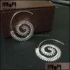 Hoop huggie moda spiral küpeler konik sedye piercing gösterge genişletici fiş vücut mücevher aksesuarları 20pcs/lot damla dhomz