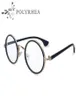 Fashion Luxury Optical Sunglasses Frames Ladies Round Vintage Classic Glasses Women Brand Designer Eyeglasses Alloy With box and c6007337