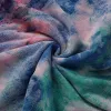 Femme Tie-Dye Plongée costume Changement Robe Poncho Sède à séchage à séchage serviette de bain Swimming Robe Beach Swimming Swiming Trounfing Homme adulte