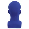 Male Mannequin Head Professional Manikin Head for Display Wigs Hats Headphone Display Stand Matte Blue 240403