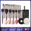 Shadow ovw natürliche Make -up -Pinsel Set Lidschatten Make -up Pinselziegenhaarset für Make -up Nabor Kistey Pinceaux Maitemisch