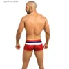 Radsportshorts Tadde Marke sexy Badebekleidung Herren Schwimmboxer Trunks Quadrat Cut Badeanzüge Badeanzüge schnell trocknen Schwimmsurfen Shorts Gay L48