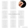 Craft Tools 5 st Candle Wick Stickers Hittebestendigheid Dubbleed lijmige stippen voor woningdecoratie Making 20mm1661038 Drop Delivery Dham5