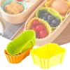 3pcs Silicone Liner Bento Separate Bowl Dish Food Lunch Box Bento Divider Cup Sushi Storage Case Kitchen Cooking Accessories