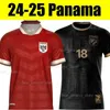 2024 파나마 Eric Davis Socer Jerseys Alberto Quintero 24/25 홈 레드 스페셜 흑인 대표팀 남자 키트 키트 2025 축구 셔츠 유니폼