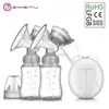 Y8Z4母乳Zimeituダブルエレクトリックブルディングポンプ強力な乳首吸引USB電気母乳ポンプ付きCold Heat Pad Nippl 240413
