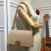 High Quality tote bag designer bag Real Leather lambskin plaid gold Chains boy Messenger Bag hobo bag Large crossbody 67086 flap Women purse tote bag wallet X304 red