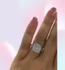 18 K White Gold Real Natural 2 Carats Diamond Ring for Women 100 Jewelry Natural Gemstone Anillos Bizuteria Bijoux Femme Rings 211733888