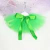 Appareils pour chiens 1pc St Patrick's Day's Gauze Jirt Party Pet Clothing Supply (vert)