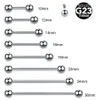 1pc 14g 16g Endüstriyel Helix Piercing Dil Yüzük 3456mm 240407