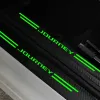 Luminous Car Door Threshold Sill Protective Plate Rear Trunk Bumper Sticker for Dodge JOURNEY Logo CALIBER RAM DART Accessories