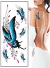 2019 Tattoo Tattoo Lattoer Waterproo New Women039S 3D F Body Art Scals Sticker Tatoo Art Taty Butterfly Tattoo4969163