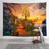 Tapices Simsant Summer Tapestry Forest Forest Floral Pared Room Baredi