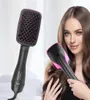 Escova de secador de cabelo um passo para os cabelos de soprador arbustos de ar elétrico Viagem de secadores de cabelo pente profissional secador de cabelo