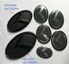 7pcsSet Новый 3D Black Carbon K Logod Badge Emblem Sticker для Kia Optima K5 20112018 Car Emblems6352473