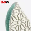 Almofada de polimento úmida de diamante RAIZI 4 polegadas/100mm para granito Pedra de mármore de concreto 3 Padras de polimento da ferramenta abrasiva