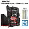 Motherboards MACHINIST X99 Motherboard Combo LGA 20113 Xeon E5 2697 V3 Kit CPU DDR4 4*16GB RAM 2133MHz NVME M.2 WiFi Four Channel MR9A PRO