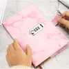 Creative Password Notebook Marble Pattern Student Diary With Lock Notebooks Office Stationery Thicked Hand Account Notepad 240409