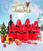 Santa Weihnachten Süßigkeitenbeutel Elf Elch Hosen behandeln Pocket Home Party Geschenkdekor Xmas Geschenkhalter Festival Accessoires1443007