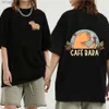 Koszulka damska zabawne zwierzęta Capybara Cartoon Print T Shirt Womenmen bawełniane topy plus rozmiar T-shirt Y2K unisex moda harajuku teesl2403